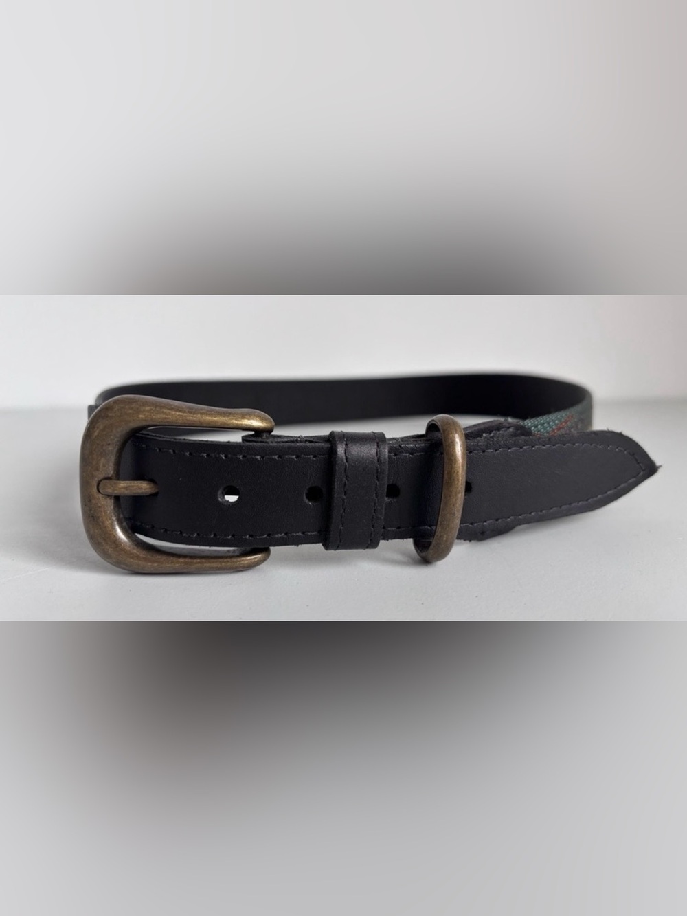 Vintage RC Sport Canvas Belt With Brass Buckle